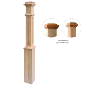 Hot New Box Mangas ajustables Escaleras Madera de roble rojo sólido 4191F Componentes de alta calidad para escalera de EFS Vietnam - Product Image 2