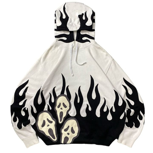 Sudadera con Capucha Y2K Personalizada para Mujer, Tejido French Terry Grueso, Resistente al Viento, con Estampado Puff, Otoño/Invierno, Estilo Casual - Product Image 6
