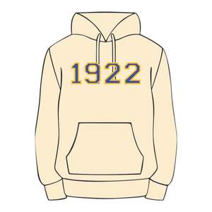 Année de fondation 1922 Sigma Gamma Rho Pull à capuche neutre Mélange de coton de qualité supérieure SGRho Sororité grecque Divine Nine HBCU Apparel - Product Image 2