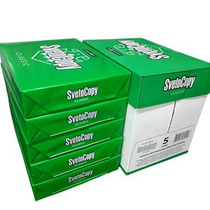 Nuevo papel de copia A4 SvetoCopy 80gsm papel blanco de calidad 2024 papeles de impresión de Francia - Product Image 1