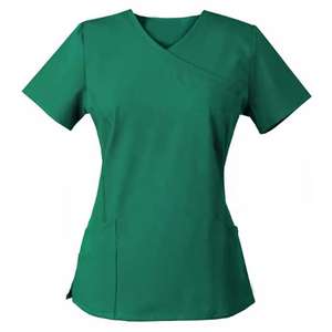 Conjuntos de Uniformes de Enfermería para Hombre, Uniformes Médicos para Hospital, Parte Superior y Pantalones con Múltiples Bolsillos - Product Image 2