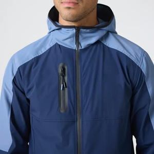 Vente en gros de survêtement de jogging imprimé à capuche 100% polyester pour homme, veste zippée coupe-vent, costume streetwear personnalisé, grande taille - Product Image 6