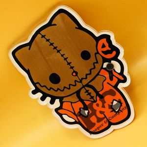 Bases de Pestañas Acrílicas Hello Kitty de Primera Calidad, Diseño Cuadrado de Mariposa, Ecológicas, con Logotipo Personalizado, Diseño Plano, Bases de Pestañas con Logotipo de Visón - Product Image 3