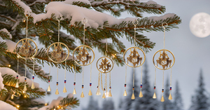 Shiva Lord Shaped Wind Chimes with Metal Beads Indoor/Outdoor Home Office & Garden Hanging Decorative Bells <b>Ornament</b> - Product Image 5