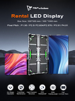 Pantalla LED de Alquiler TOPvision P3.91 para Interiores con Clasificación IP65, Instalación Colgante/Apilable en el Suelo para Eventos y Conciertos