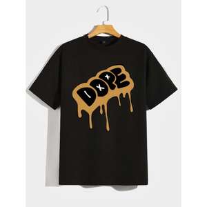 เสื้อยืดลำลองโอเวอร์ไซส์สำหรับผู้ชายเสื้อยืดซับเหงื่อผ้าฝ้าย100% เสื้อยืดผลิตตามสั่งผลิตในอินเดีย - Product Image 5