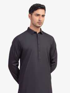 Salwar Kameez Classique pour Hommes Pakistanais, Vêtement Ethnique Traditionnel pour Mariage, Eid, Jumma, Tenue Quotidienne Décontractée, Usage Formel - Product Image 2