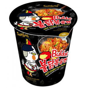 Fideos Instantáneos Samyang Buldak Originales en Tendencia, Sabor a Pollo Picante, en Vaso de 70g, Fideos Instantáneos Coreanos Picantes de Primera Calidad - Product Image 1