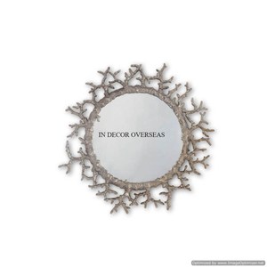 Most Selling Antique Stylish Designer Premium Quality Metal Made Attractive Look Frame For Round Shape Wall Mirror Supplies - Product Image 1