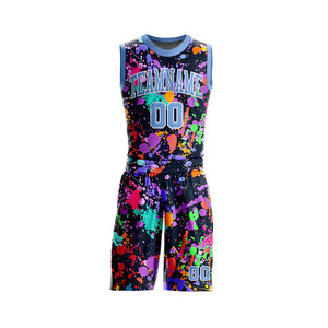 Maillot de basket-ball personnalisé, design d'échantillon, vêtements de sport, uniformes de basket-ball pour hommes, vente directe d'usine, uniforme de basket-ball - Product Image 6