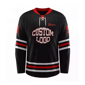 เสื้อฮอกกี้น้ำแข็งทีมแบบสลิมฟิต ทนทาน ผลิตจากโพลีเอสเตอร์ 100% สวมใส่สบาย เป็นมิตรกับสิ่งแวดล้อม ปรับแต่งได้ สำหรับนักกีฬา - Product Image 1