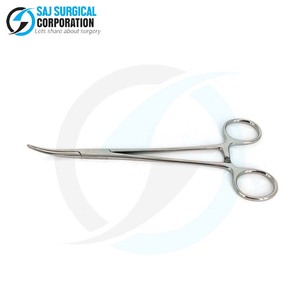 Pinzas ergonómicas para arteria Fraser Kelly, mango curvo antideslizante, acero alemán para un uso cómodo durante procedimientos largos - Product Image 1