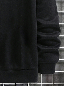 Sudadera con capucha de algodón 100% para hombre, sudadera de lana cómoda, cuello con capucha de invierno, estampado alto XL, logotipo personalizado - Product Image 5