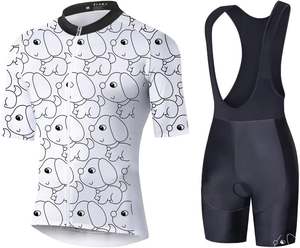 Ensemble de cyclisme personnalisé en gros, design professionnel, vêtements de sport à manches courtes pour unisexe, 100% coton biologique - Product Image 1