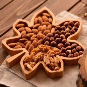 Heart Shaped Smoothest Finish High Quality Table Top Dry Fruit Tray <b>Platter</b> Premium Quality - Product Image 2