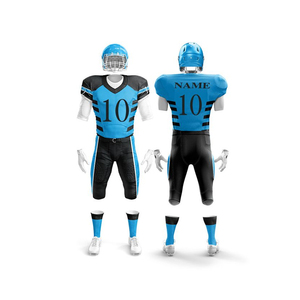 Conjunto de Uniforme de Fútbol Americano Reversible de Alta Calidad, Diseño Personalizado Sublimado, Transpirable, de Secado Rápido y Manga Corta - Product Image 1