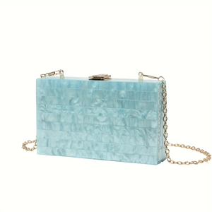 Pochette en résine personnalisée au design unique faite à la main à la mode pochette en résine pochette de soirée sac à main en résine au design unique - Product Image 4