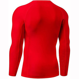 Wholesale Custom Printed Long Sleeve MMA Rash Guard Spandex Heat-Transfer UPF50+ Breathable Quick Dry Anti-Bacterial <b>Compression</b> - Product Image 5
