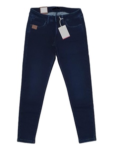 Pantalones vaqueros ajustados Lady Jean 249 arrugados de cintura alta para niñas jóvenes mujeres pantalones casuales cantidad XXL invierno algodón primavera Spandex sueño - Product Image 1