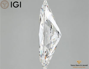 Diamante cultivado en laboratorio CVD de alta calidad de 5,00 quilates, forma de marquesa, Color F VVS2, claridad IGI y certificado para anillo solitario - Product Image 4