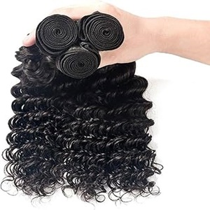 Wholesale Unprocessed Raw Human Hair Bundles Indian Temple Virgin Cuticle Aligned Remy Hair 12A Vendor High Quality Indian Raw - Product Image 1