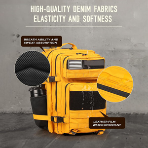 Mochila táctica de gran capacidad con logotipo personalizado estampado bordado al aire libre senderismo Camping equipo de viaje OEM proveedor de fábrica - Product Image 5