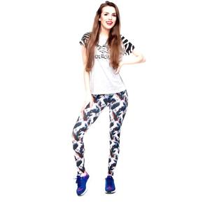 Custom Yoga <b>Leggings</b> for Women Sporty Gym Fitness High Waisted Breathable Sport Compression Yoga Pants - Product Image 3