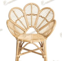 Coussin de chaise de salle à manger moderne en métal fait main, motif paon à pétales, écologique, pour la maison, le bureau et le bar.