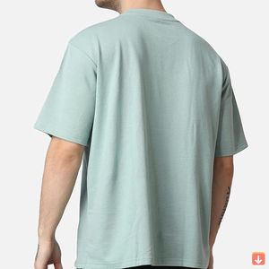 Microfibre nouveau Style 2024 à la mode hommes T-shirts goutte épaule séchage rapide personnaliser tricot t-shirts en haute qualité oem - Product Image 3