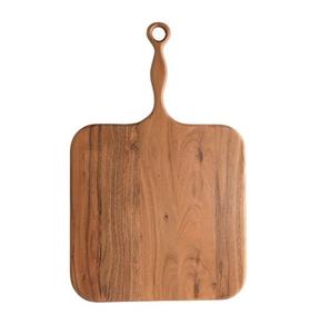 Ensemble de 2 planches à découper en bois de forme ronde au design classique, planche à découper en bois de qualité de luxe à un prix abordable - Product Image 5