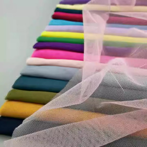 Tela de malla de tul suave blanca, bodas nupciales africanas, forro de poliéster y Material de decoración con color personalizable disponible - Product Image 4