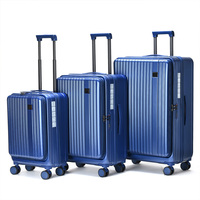 Ensemble de valises légères avec roulettes silencieuses, matériaux durables. Ensemble de bagages esthétique haut de gamme 3 pièces
