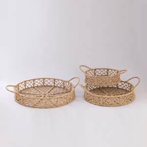 Panier en jute brun tissé à la main 1,5 kg - Product Image 1