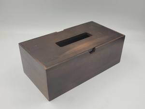 Huhipro Color nogal OEM/ODM Hotel Supplies 23,5x12,5x8,5 cm Vietnam Minimalista Tissue Preservation Caja de pañuelos de alta calidad - Product Image 3