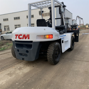 Carretilla elevadora diésel original TCM de segunda mano, carretilla elevadora de 7 toneladas, motor diésel <span class=keywords><strong>ISUZU</strong></span> usado de 7 toneladas a la venta en buenas condiciones - Product Image 6
