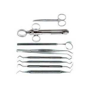 ชุดถาดเตรียมฟันครอบฟันชุดเครื่องมือสแตนเลสพรีเมี่ยม8ชิ้นชุดเครื่องมือทันตกรรมเครื่องมือผ่าตัด - Product Image 3