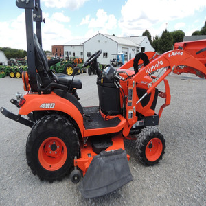 2021 Kubota BX2380 lawn tractor new condition 60 belly mower best ride on garden tractor - Product Image 1