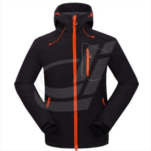 Chaqueta de lana polar con capucha para hombre y mujer, chaqueta de lana polar resistente al agua y al viento, cálida y personalizada para exteriores - Product Image 2