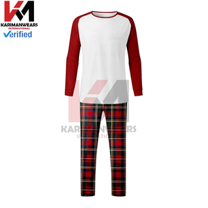 Conjunto de pijamas para hombre, pijamas de algodón suave, ropa de dormir de manga larga para hombre, pantalones con bolsillos, ropa de dormir acogedora, ropa de dormir para todas las estaciones - Product Image 3