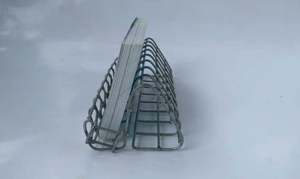 Vente chaude Argent Métal Antique Design Tabletop Business Card Holder Premium Quality Grande Taille Carte Solution De Stockage - Product Image 3