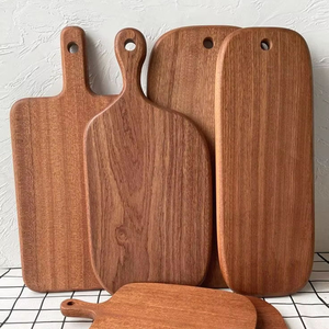 Planche à découper en bois naturel robuste, écologique et durable pour la cuisine, idéale pour trancher le fromage propre et facilement - Product Image 2