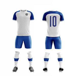 Haute qualité 100% polyester concevoir votre propre personnalisé meilleure vente vêtements de football sublimé ensemble d'uniformes de football - Product Image 4