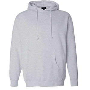 เสื้อสเวตเชิ้ตมีฮู้ดผู้ชายของบริษัทอินเดペンเด้นท์เทรดดิ้ง รุ่น IND4000 สีเทาเฮเธอร์ - Product Image 2