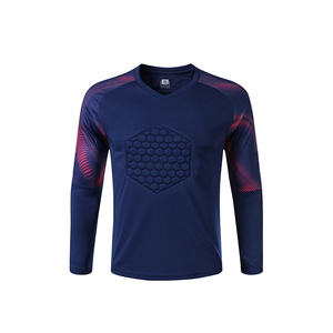 Gardien de but de football réversible pour hommes, deux pièces à manches longues, vêtements de sport imprimés, vente en gros - Product Image 2