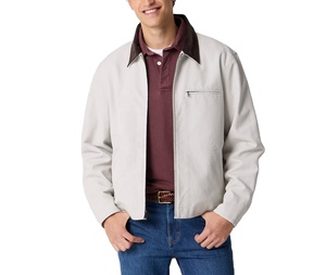 Chaqueta Informal de Lona Resistente, Chaqueta Corta de Algodón de Alta Calidad, Chaqueta de Trabajo para Hombre con Cuello de Pana - Product Image 2