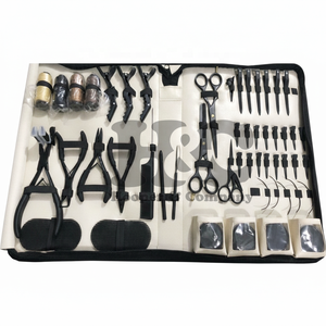 HOOPER COMPANY Kit de Pinzas para Extensiones de Cabello de Alta Demanda, Acero Inoxidable de Grado Quirúrgico, Tijeras para Microperlas, Peine, Clip, Bolsa, Venta al por Mayor - Product Image 5