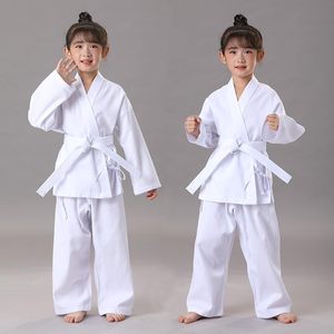 Uniforme de karaté pour enfants et adultes uniforme de karaté léger pour étudiants uniforme d'arts martiaux avec ceinture blanche BJJ GI - Product Image 5