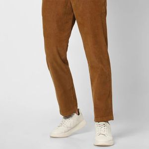 Men's Relaxed Fit Cotton Pants - Comfortable and Breathable, Ideal for Casual and Everyday Wear, Available in Various <b>Colours</b> - Product Image 4
