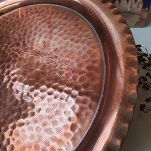 ถาดเซรามิกทรงกลมสลักลายต้นไม้ใช้กับเครื่องล้างจานปลอดภัยและเป็นมิตรกับสิ่งแวดล้อมดีไซน์ทำด้วยมือ - Product Image 5