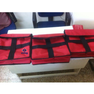 กระเป๋าส่งพิซซ่าหุ้มฉนวนกันความร้อนขนาดใหญ่18 "X18" X8 "สำหรับมอเตอร์ไซค์ของผู้ขายกล่องอาหารทำจากไฟเบอร์กลาสกันน้ำ - Product Image 1